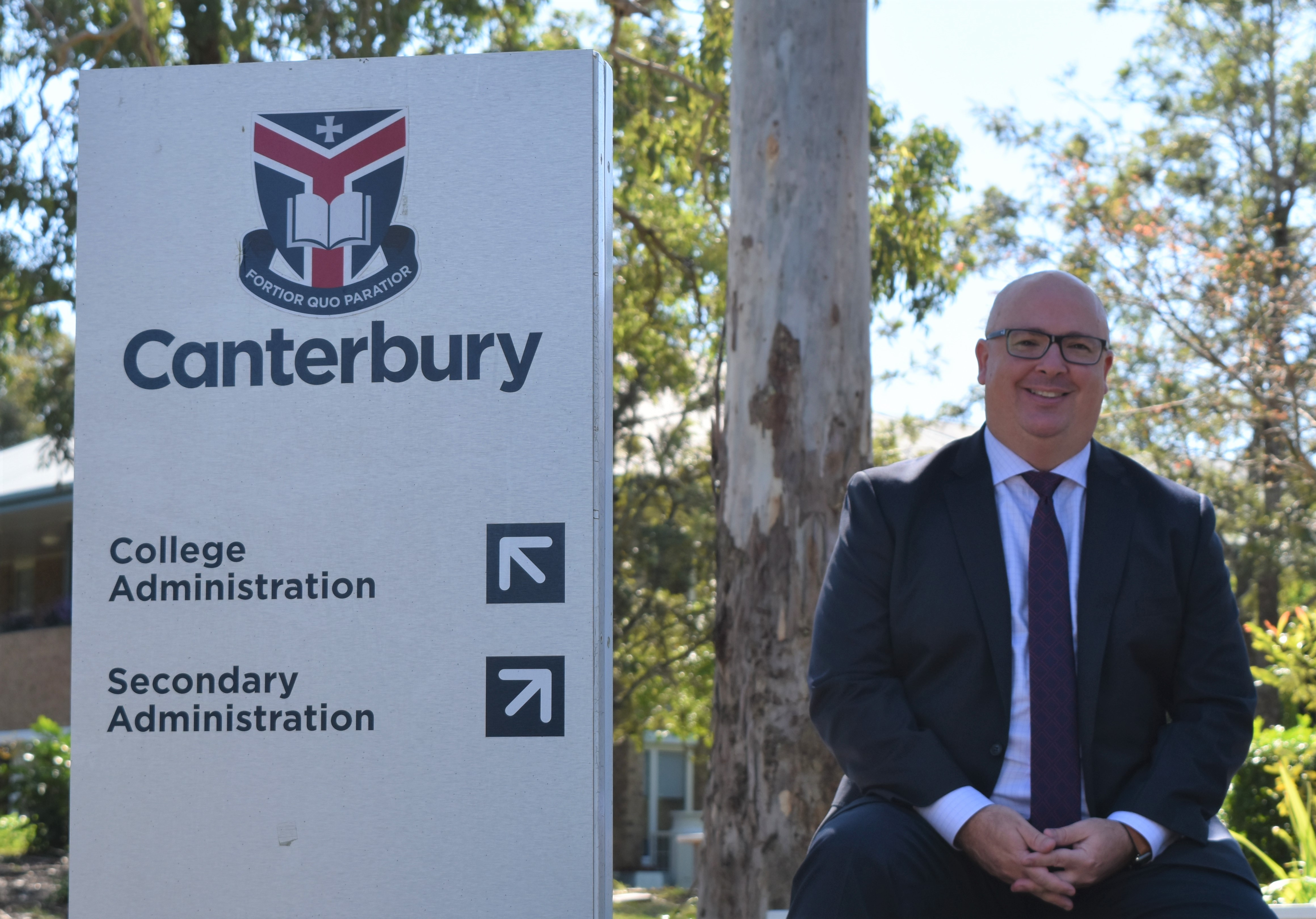 Canterbury College Principal Dan Walker Campus Signage.jpg