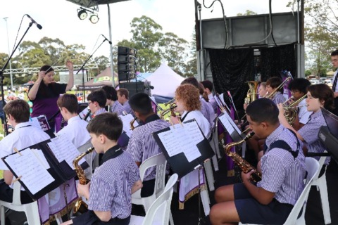 College Band performs at Relay for Life